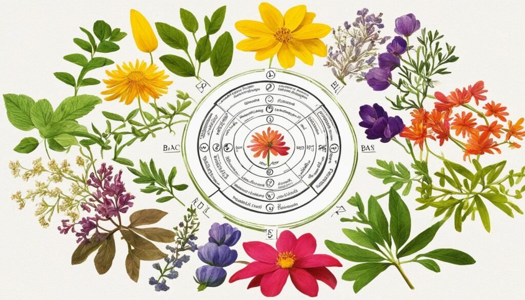 grupos de essências dos florais de Bach